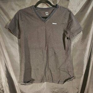 Reebok black v-neck t-shirt. Size M